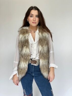 Skies Are Blue Fur Vest